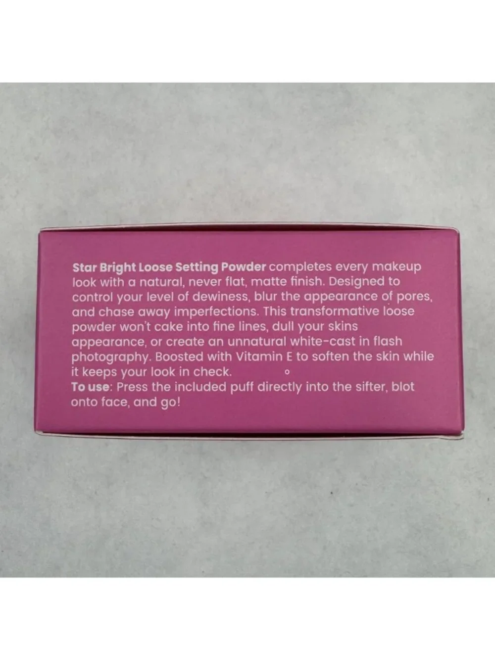 Half Caked Star Bright Loose Setting Powder Translucent 8.5G Makeup Vegan NEW